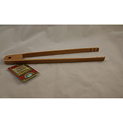 Burnished 11-inch Bamboo Tongs (Set of 6)