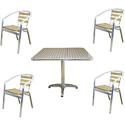 Warehouse of Tiffany Outdoor Dining Sets (Set of 5)