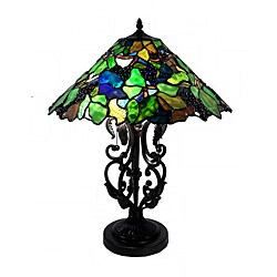 Tiffany-style Jady Table Lamp