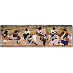 Garner Lewis 'Basket Weavers' Canvas Art