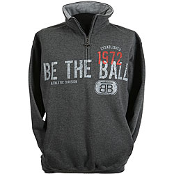 Be the Ball Unisex Cadet Collar Charcoal Fleece Jacket