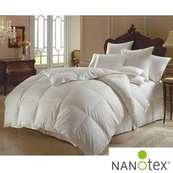 Oversized 300 Thread Count Nanotex Stain Resistant Down Alternative Comforter