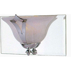 Medallion 1-light Chrome Bath Wall Sconce