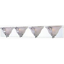 Medallion 4-light Chrome Bath Wall Sconce