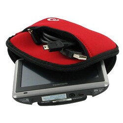 Red Neoprene Sleeve 4.3-inch GPS Case 