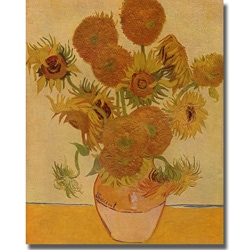 Vincent van Gogh 'Vase of Sunflowers' Unframed Canvas
