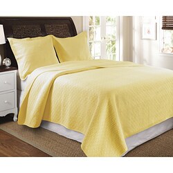 Vashon 3-piece Quilt Set-Yellow