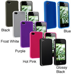 TPU Rubber Skin Case for Apple iPhone 4