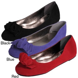 Glaze by Adi Women's Ruffle Toe Ballet Flats