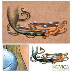 Steel 'Mermaid Magic' Wall Art (Mexico)