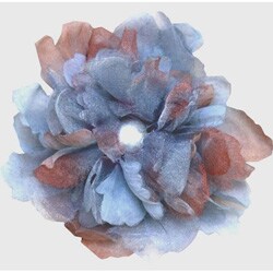 Cuff Luv Organza Blue Grey Magnetic Magic Pin