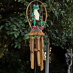 Bamboo 'Smog the Frog' Wind Chime (Indonesia)