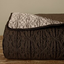 Luxe Versailles 'Rivoli' Iridescent Silk King-size Quilt