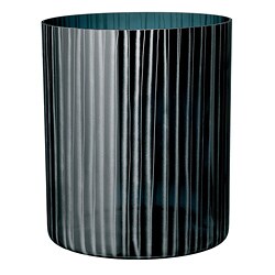 Orrefors Black Slowfox Round Vase