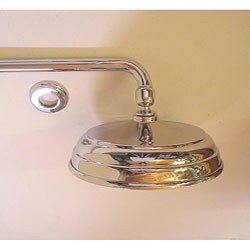 Margot 8-inch Rain Chrome Shower Head with Arm