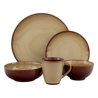 Hot Deal Sango 40-piece Nova Brown Stoneware Dinnerware Set