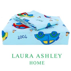 Laura Ashley Cars 200 Thread Count Twin-size Sheet Set