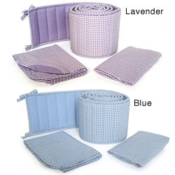 Tadpoles Classics Gingham Portable Crib Set