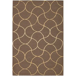 Cambria Brown Wool Blend Rug (5' x 7'6)