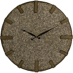 Marble Argento Stone Wall Clock