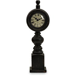Wood Argento Tabletop Tower Clock