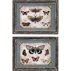 Set of 2 Americana Natures Friends Butterfly Wall Displays
