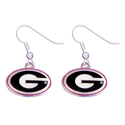 Georgia Bulldogs Dangle Logo Earrings