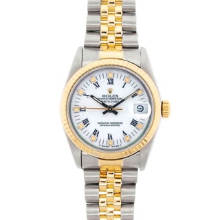 Pre-owned Rolex Women's Midsize Two-tone Gold Watch