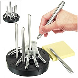 Raffaele Iannello Five Finger Fillet Black Pen Holder Set