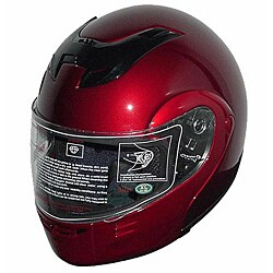DOT Modular Full Face Winebury Motorcycle Helmet