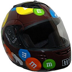 DOT Modular Full Face Brown M&M Motorcyle Helmet
