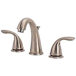 Fontaine Elegance Brushed Nickel Wide Spread Bathroom Faucet