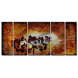 Megan Duncanson 'Sun Tree' Metal Wall Art