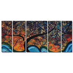 Megan Duncanson 'Brilliant Branches' Metal Wall Art