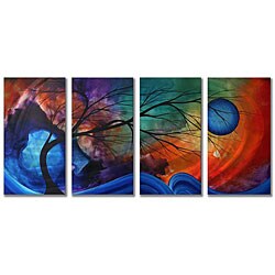 Megan Duncanson 'Cosmic Collision' Metal Wall Art