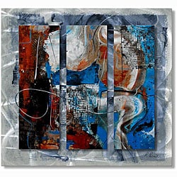 Ruth Palmer 'Opposites Attract' Metal Wall Art