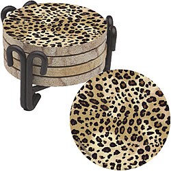 Thirstystone 'Leopard Print' Sandstone Coasters (Set of 4)