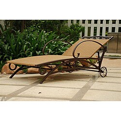 Valencia Resin Wicker/ Steel Frame Multi-Position Chaise Lounge