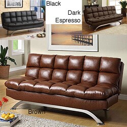 Pascoe Bicast Leather Sofa/ Futon