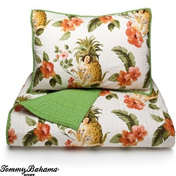 Tommy Bahama Pineapple Girl Twin-size Quilt Set