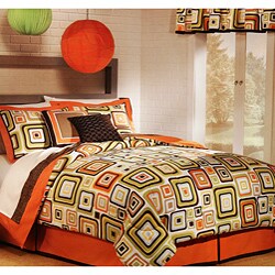 Urban Geo 8-piece Queen-size Bed in a Bag with Sheet Set