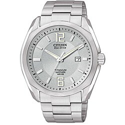 Citizen Men's All Titanium Sapphire Crystal Calendar Watch