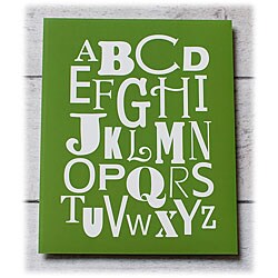 Trendography Prints  'Alphabet Collage' Graphic Art Print