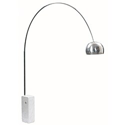 Arco Polished Steel/ Chrome Floor Lamp