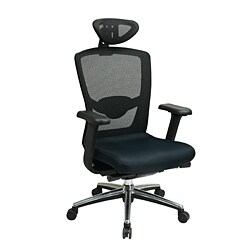 Office Star Black ProGrid Headrest Chair