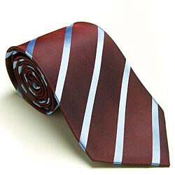 Platinum Ties Men's 'Burgundy Avenue' Tie
