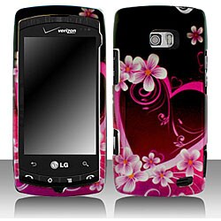 Purple Love LG Ally VS740 Protective Case