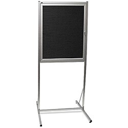 Quartet Standing Directory with Glass Door