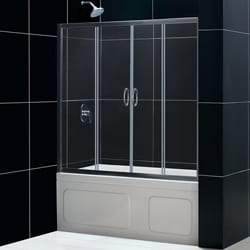 DreamLine Visions 60-inch Glass Tub Sliding Door