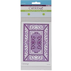 Cuttlebug A2 Plus Lace Door Embossing Folder 